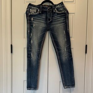 Rock Revival Dark Wash Skinny Jeans